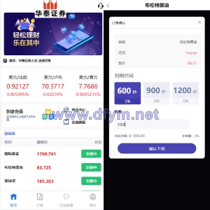 全新二开UI多语言微盘系统/微盘外汇投资系统/交易所股票系统-大发海外源码