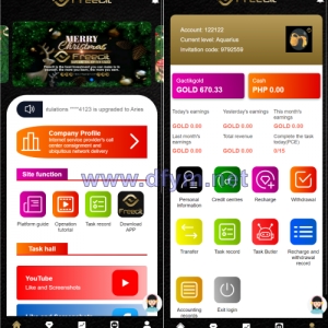 二开海外版任务点赞系统/TIKTOK脸书任务平台/金币兑换系统/前端VUE源码-大发海外源码