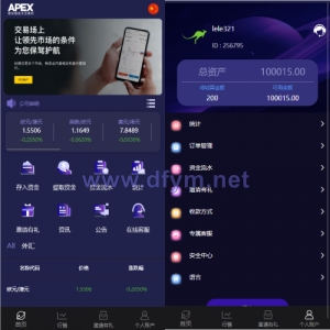 新UI多语言微盘外汇系统/时间盘微盘源码-大发海外源码