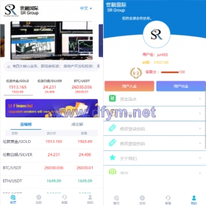 二开版虚拟币微交易系统/伪交易所系统/代理后台/余额宝微盘源码-大发海外源码