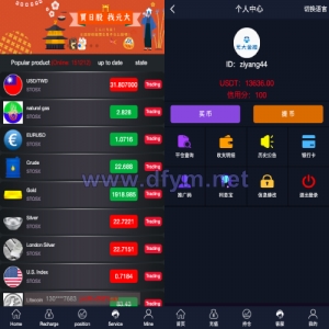 多语言微交易系统/期货外汇虚拟币/海外微盘源码-大发海外源码
