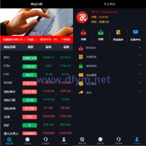 uniapp版微盘系统/虚拟币外汇微交易/时间盘系统-大发海外源码