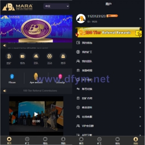 海外多语言矿机系统/区块链云矿机/云算力矿机/多级分销-大发海外源码