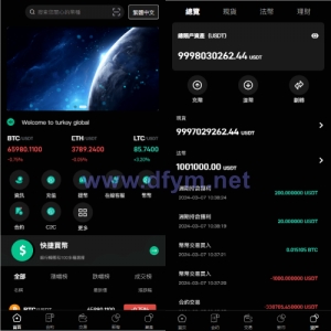 多语言交易所系统/秒合约交易/币币合约/c2c/质押投资-大发海外源码