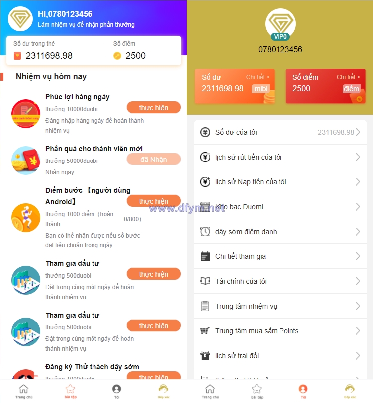 图片[6]-越南版投资理财系统/袋鼠金融众筹/积分商城/早起打卡-大发海外源码