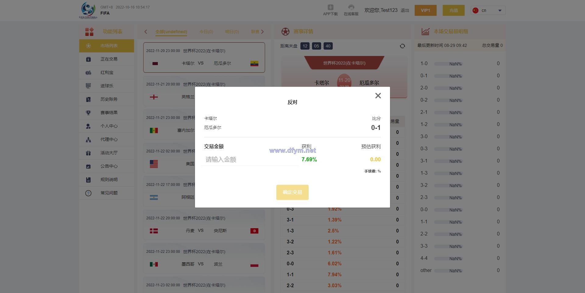 图片[3]-独家正常版世界杯源码/多语言反波胆系统/红利宝代理/前后端全开源-大发海外源码