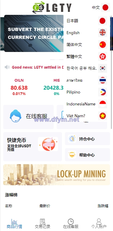 图片[2]-多语言海外伪交易所系统/期货虚拟币微盘源码/微交易源码-大发海外源码