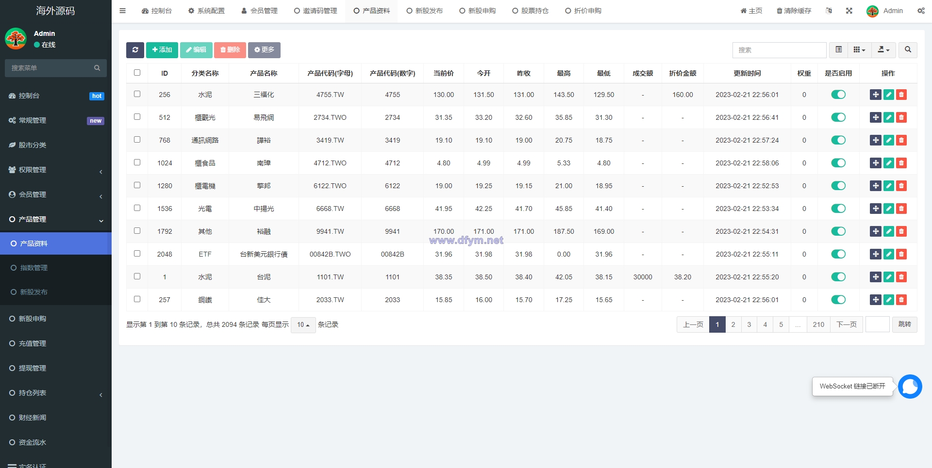 图片[10]-二开版台湾股票系统/申购折扣交易系统/股票配资源码-大发海外源码