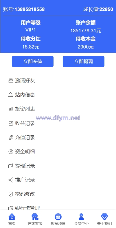图片[8]-项目投资理财系统/投资众筹系统/分红返利-大发海外源码