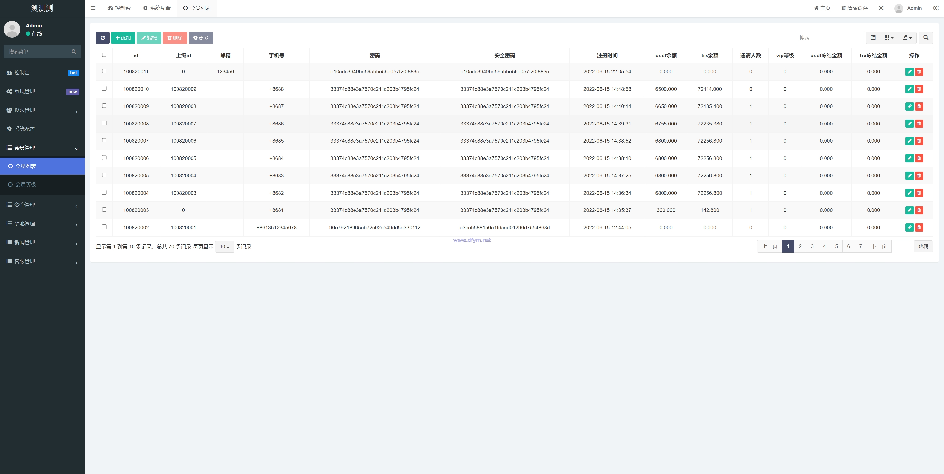 图片[18]-新版USDT/TRX区块链理财系统/质押挖矿/云算力矿机系统-大发海外源码