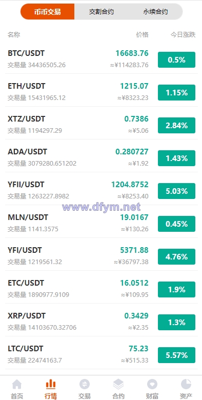 图片[2]-全新UI多语言交易所/永续合约交易/基金理财/锁仓质押交易所源码-大发海外源码