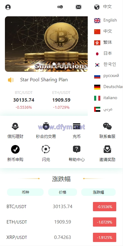 图片[2]-多语言交易所系统/秒合约交易/理财认购矿机闪兑贷款-大发海外源码