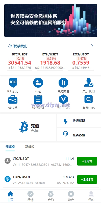图片[3]-多语言合约交易所/区块链虚拟币交易系统/前端uinapp-大发海外源码