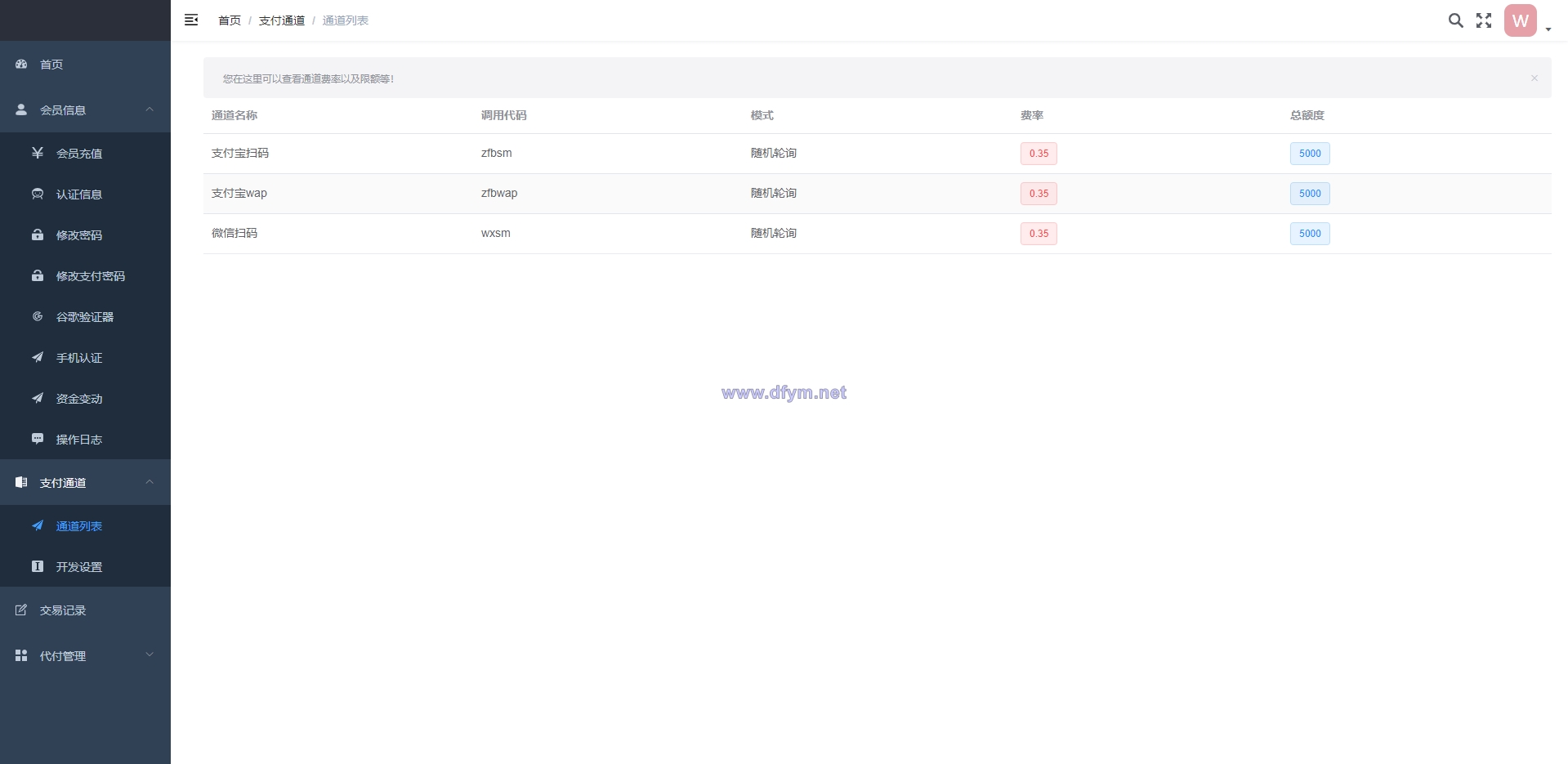 图片[2]-全开源聚合支付系统/三方支付/代付系统/前后端分离/附带前端VUE-大发海外源码