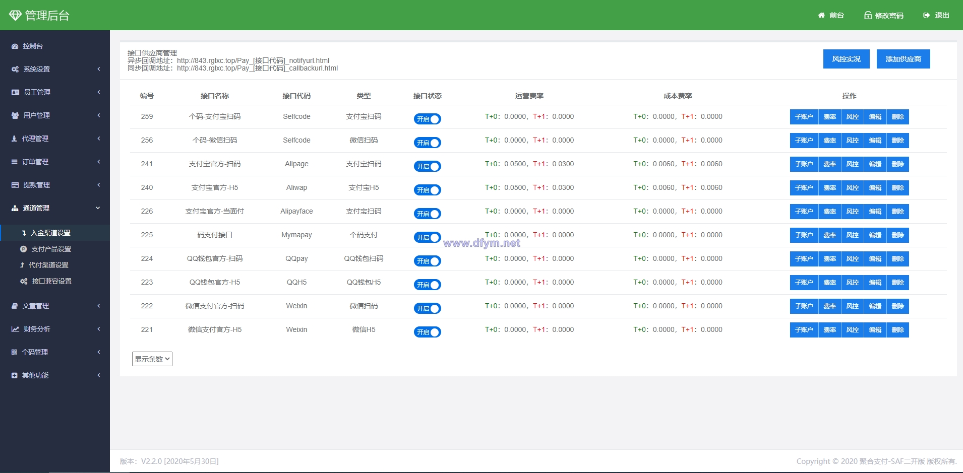 图片[13]-thinkphp聚合支付系统/聚合支付源码/兼容易支付/三方支付系统-大发海外源码
