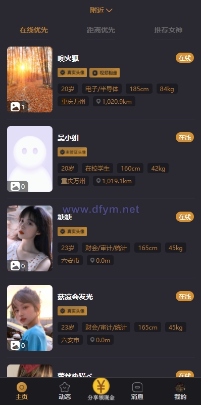 支持泰语/小圈小空间钻石圈雅园源码小圈app源码/约会系统/同城交友源码开发语音1对1-大发海外源码