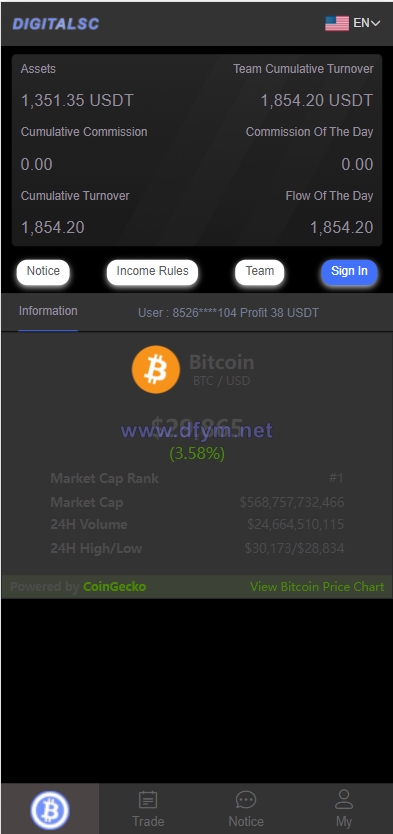 开源版黑色UI游戏竞猜系统/虚拟币大小单双竞猜下注/USDT充值-大发海外源码