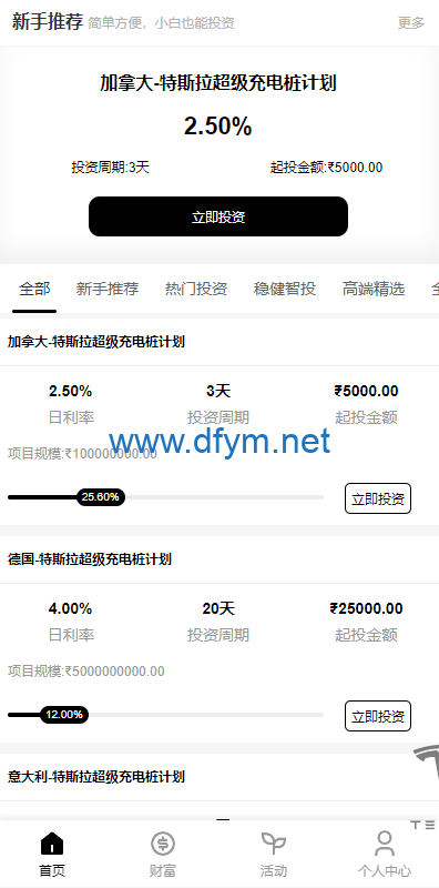 图片[4]-新版海外特斯拉投资系统/多语言投资理财/前端vue-大发海外源码