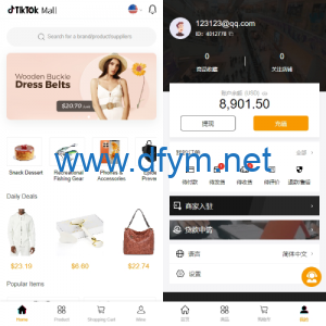 跨境电商商城系统/多语言java商城系统/TikToK商城/商家入驻一键铺货内嵌2.0版本-大发海外源码