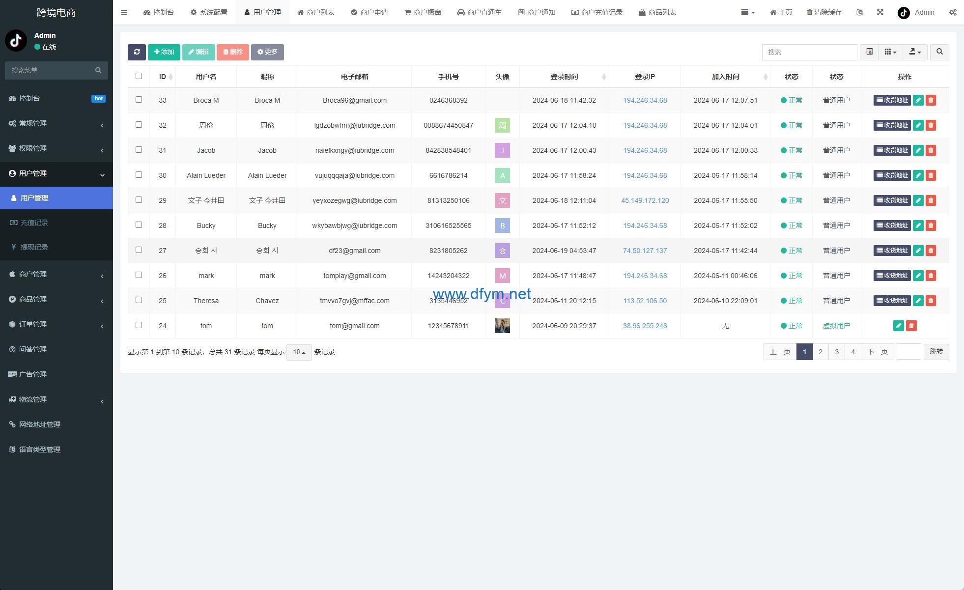 图片[17]-新版Tiktok跨境商城系统/多语言tiktok商城/内置客服/内嵌tiktok-大发海外源码