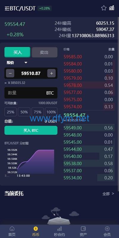 图片[3]-多语言仿OKX交易所/DAPP秒合约交易所/质押申购-大发海外源码