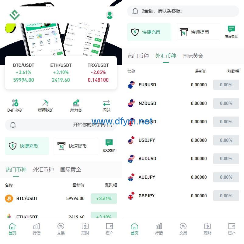 多语言JAVA交易所系统/DAPP交易所/秒合约/U本位/质押借贷-大发海外源码