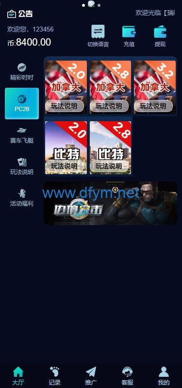 图片[5]-多语言彩票系统/时时彩/幸运飞艇/极速赛车/加拿大28-大发海外源码
